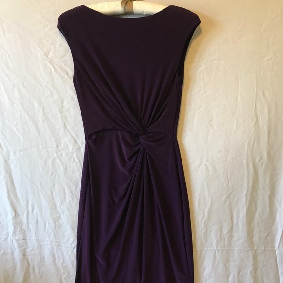 Ralph Lauren Plum Cocktail Dress - Picture 1 of 4